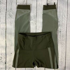 LULULEMON ATHLETICA Mesh Back crop leggings